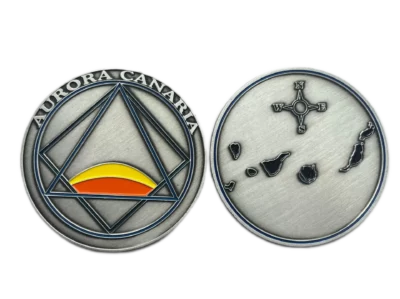Medaille Vorder- und Rückseite