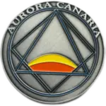 Gründungsmedaille der deutschsprachigen Loge AURORA CANARIA 191