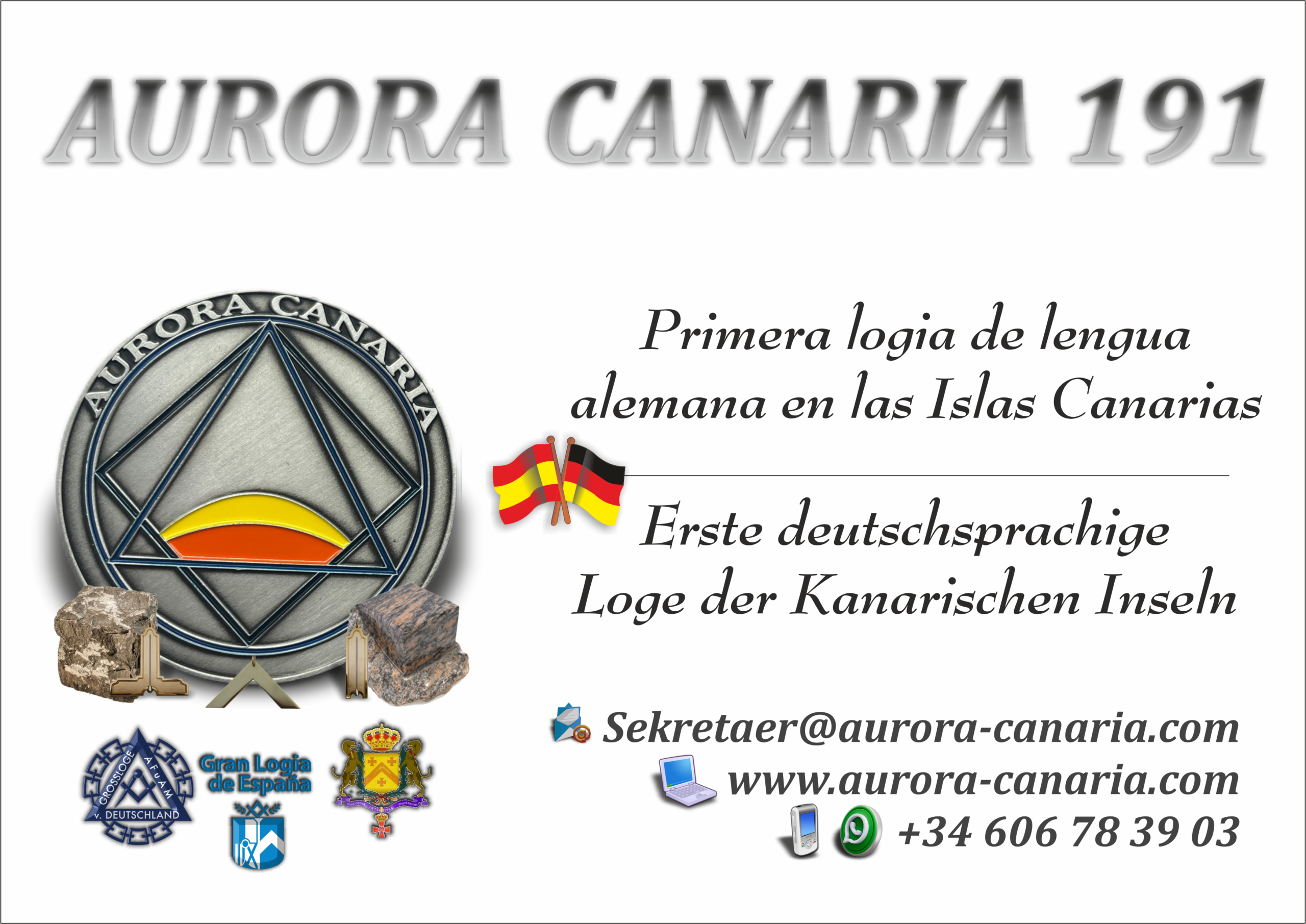 Entwürfe zu den Werbematerialien zum Großlogentag in Deutschland